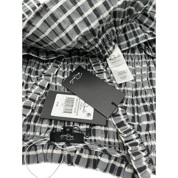 Rails 'Portia' Black Polyester Pim Top Size XS - Picture 4 of 4